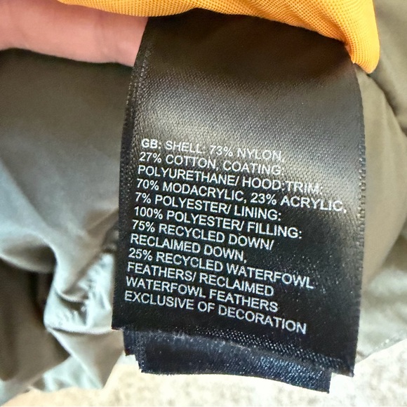 The North Face Women’s Coat M Green DryVent Artic Parka 550 Goose Down Jacket - Picture 11 of 15